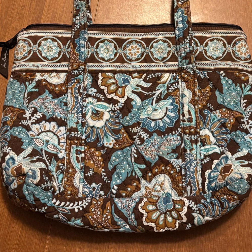 Vera Bradley Java Blue Retired Pattern, Small Sho… - image 3